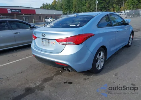 2013 Hyundai Elantra Coupe Gs z USA, uszkodzony, nr VIN KMHDH6AE8DU012883